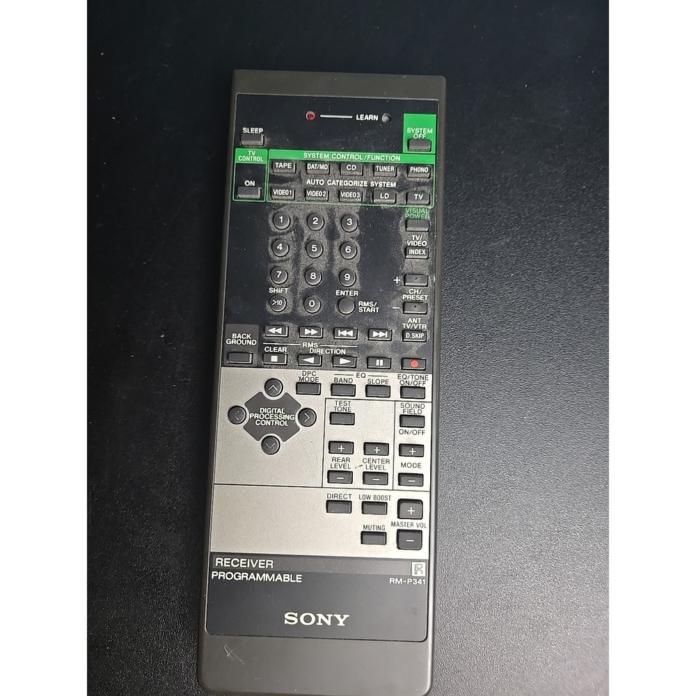 Sony RM-P341 Audio Receiver Remote‎ for STRD1015 STRDE1015G STRGX9